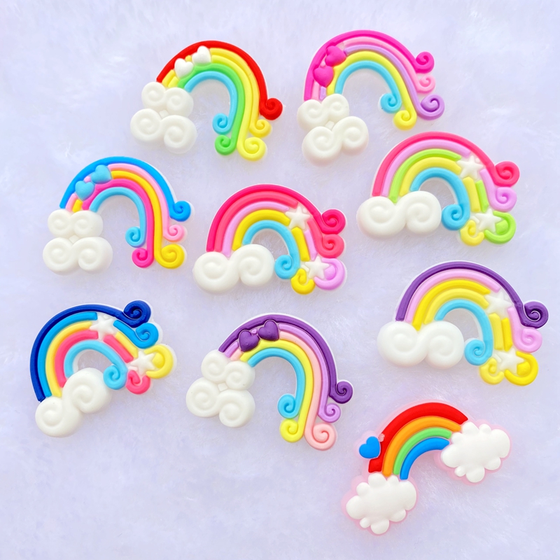 10/20 stücke Nette Regenbogen  – Embellishment Glue Craft Bewertung und Preis