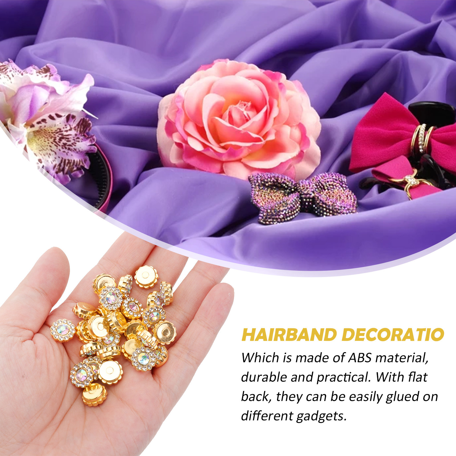 50 Stück Perlenblumen-Scheiben – Embellishment Glue Craft Bewertung und Preis